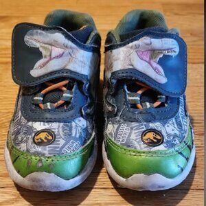 Dinosaur Light Up Shoes Size 8 Toddler Universal Studios Boys' Jurassic World